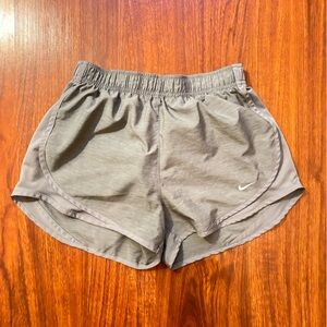 Dark grey Nike dri-fit running shorts